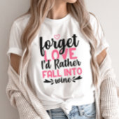 ワイおもしろいンシャツバレンタユーモアのあるインワイン Tシャツ