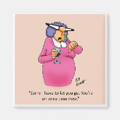 ワイおもしろいンタイムユーモア磁石の斑点 マグネット (正面)