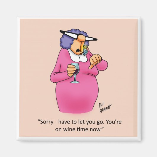 ワイおもしろいンタイムユーモア磁石の斑点 マグネット (正面)