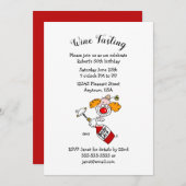 ワイおもしろいンテイスティングバースデーパーティ招待状 招待状 (正面/裏面)