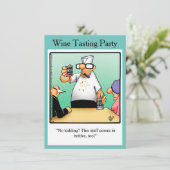 ワイおもしろいンテイスティングパーティの招待状「スペクタクル」 招待状 (スタンド正面)