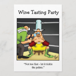 ワイおもしろいンテイスティングパーティの招待状 招待状