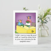 ワイおもしろいンテイスティングパーティの招待状 招待状 (スタンド正面)