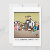 ワイおもしろいンテイスティングパーティの招待状 招待状 (正面)