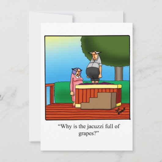 ワイおもしろいンテイスティングパーティの招待状 招待状 (正面)