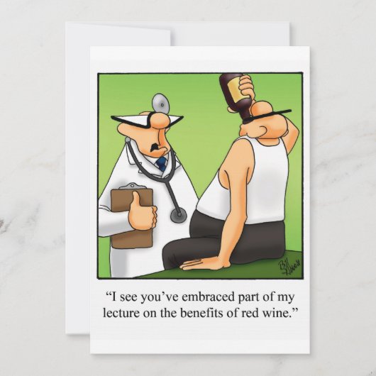 ワイおもしろいンテイスティングパーティの招待状 招待状 (正面)