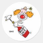 ワイおもしろいンテイスティングパーティー封筒用シール ラウンドシール (正面)