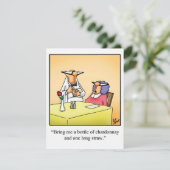 ワイおもしろいンテイスティングブライダルシャワーパーティの招待状 招待状 (スタンド正面)