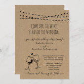 ワイおもしろいンテーマ結婚式招待状 招待状 (正面/裏面)