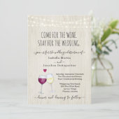 ワイおもしろいンテーマ結婚式招待状 招待状 (スタンド正面)