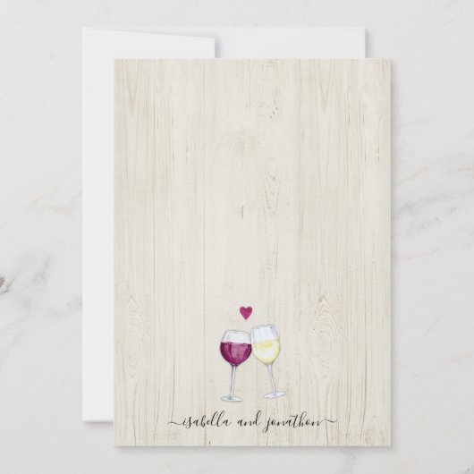 ワイおもしろいンテーマ結婚式招待状 招待状 (裏面)