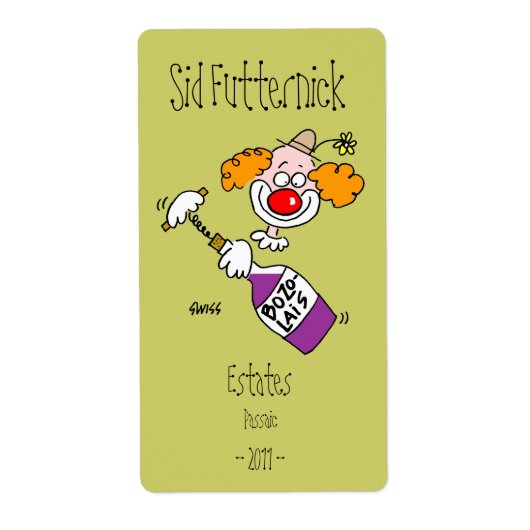 ワイおもしろいンパーソナライズされたラベル ラベル (正面)