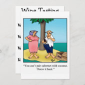 ワイおもしろいンパーティの招待状 招待状 (正面/裏面)