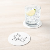 ワイおもしろいンパーティーアイディアラウンド紙コースター ラウンドペーパーコースター (インサイチュ)