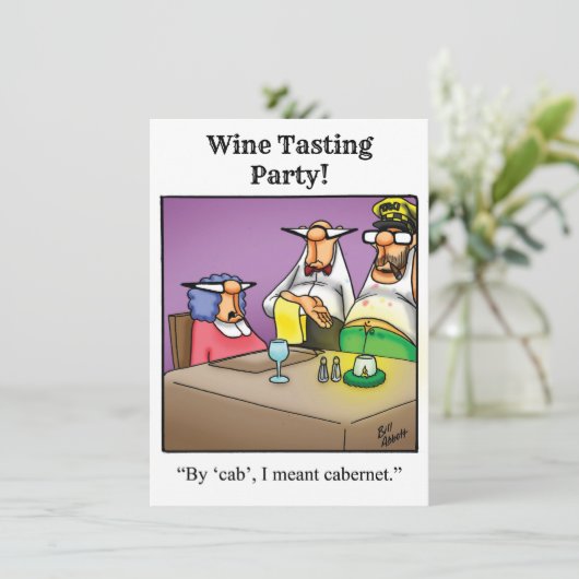 ワイおもしろいンパーティーユーモア招待状 招待状 (スタンド正面)