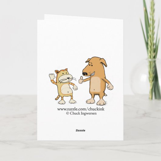 ワイおもしろいンピナタ誕生日カード カード (裏面)