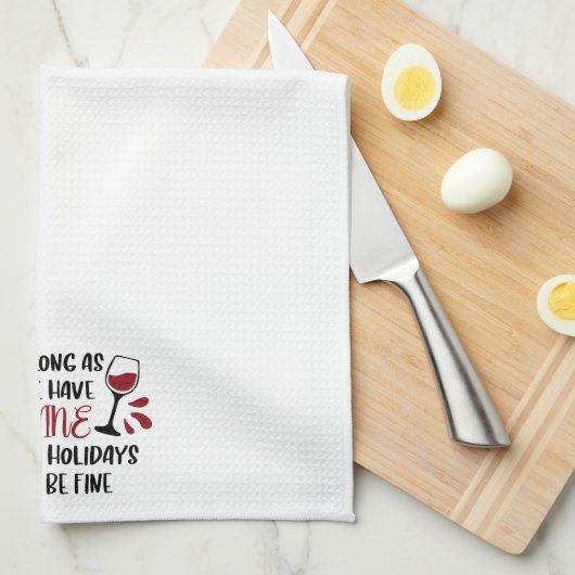 ワイおもしろいンファミリーの休日が素晴らしある キッチンタオル (四つ折り)