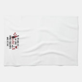 ワイおもしろいンファミリーの休日が素晴らしある キッチンタオル (横)