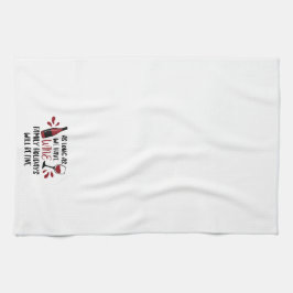 ワイおもしろいンファミリーの休日が素晴らしある キッチンタオル