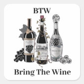 ワイおもしろいンボトル スクエアシール (正面)