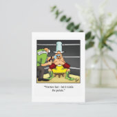 ワイおもしろいンポストカード「斑点」 ポストカード (スタンド正面)