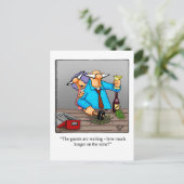 ワイおもしろいンポストカード「斑点」 ポストカード (スタンド正面)