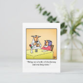 ワイおもしろいンポストカード「斑点」 ポストカード (スタンド正面)