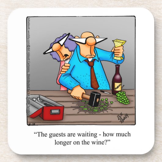 ワイおもしろいンユーモアコースターセット コースター (正面)