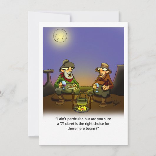 ワイおもしろいンユーモアパーティの招待状 招待状 (正面)