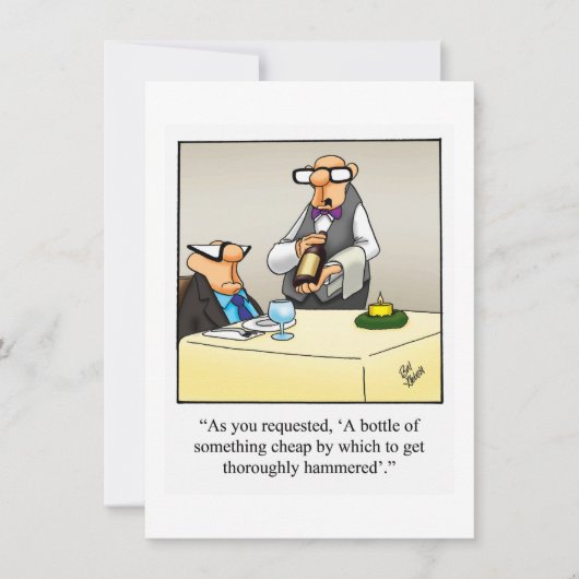 ワイおもしろいンユーモアパーティの招待状 招待状 (正面)