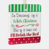 ワイおもしろいンユーモア引用文休暇 セラミックオーナメント (右)