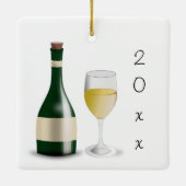 ワイおもしろいンユーモア引用文休暇 セラミックオーナメント (裏面)