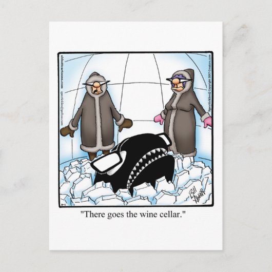 ワイおもしろいンユーモア葉書 ポストカード (正面)