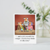 ワイおもしろいンユーモア葉書「斑点」 ポストカード (スタンド正面)