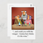 ワイおもしろいンユーモア葉書「斑点」 ポストカード (正面/裏面)