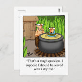 ワイおもしろいンユーモア葉書「斑点」 ポストカード (正面/裏面)