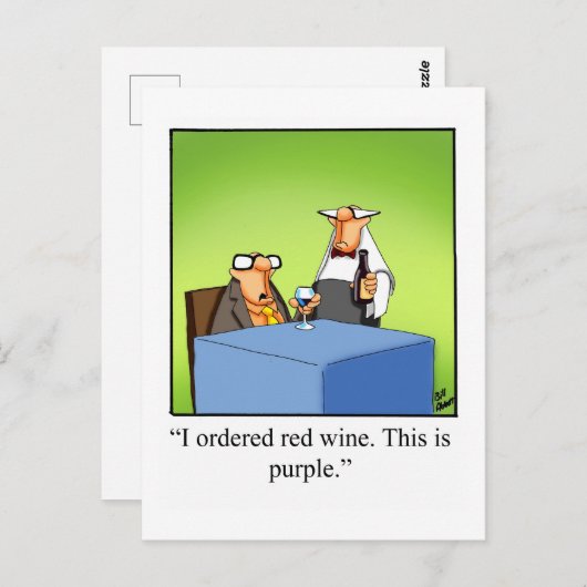 ワイおもしろいンユーモア葉書「斑点」 ポストカード (正面/裏面)