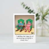 ワイおもしろいンユーモア葉書「斑点」 ポストカード (スタンド正面)