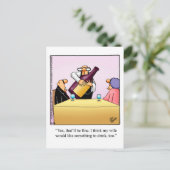 ワイおもしろいンユーモア葉書「斑点」 ポストカード (スタンド正面)