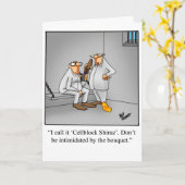 ワイおもしろいンユーモア誕生日グリーティングカード カード (黄色い花)