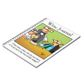 ワイおもしろいンユーモア雑誌のギフト ノートブック (左側)