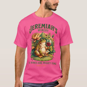 ワイおもしろいンラバーエレミヤワイナリーボホコテージコル Tシャツ