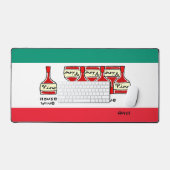 ワイおもしろいンラバーマンガヴィーノ デスクマット (キーボード&マウス)