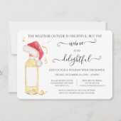 ワイおもしろいン交換ホリデークリスマスパーティーインビタ 招待状 (正面)