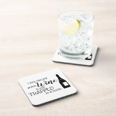 ワイおもしろいン引用文ことわざがボトルから救出 コースター (右側)