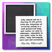 ワイおもしろいン引用文ジョーク誕生日ユーモアのギフトマグネット マグネット