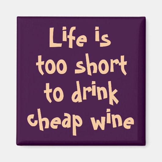 ワイおもしろいン引用文ユニーク冷蔵庫用マグネット マグネット (正面)