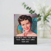 ワイおもしろいン引用文レトロホームメーカー ポストカード (スタンド正面)