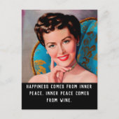 ワイおもしろいン引用文レトロホームメーカー ポストカード (正面)