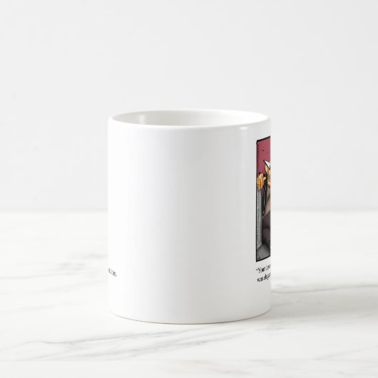 ワイおもしろいン愛好家のためのワインのユーモアのマグカップ コーヒーマグカップ (中央)